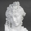 Splendide biscuit de sèvres signé Paul Duboy (1830-1887) représentant une jeune femme aux cheveux ondulés, 19 ème siècle | Biron 