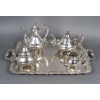 SERVICE A VERSER en Argent de Style Louis XV au Couple de Tourterelles. Paris, seconde moitié du XIX e | Biron 
