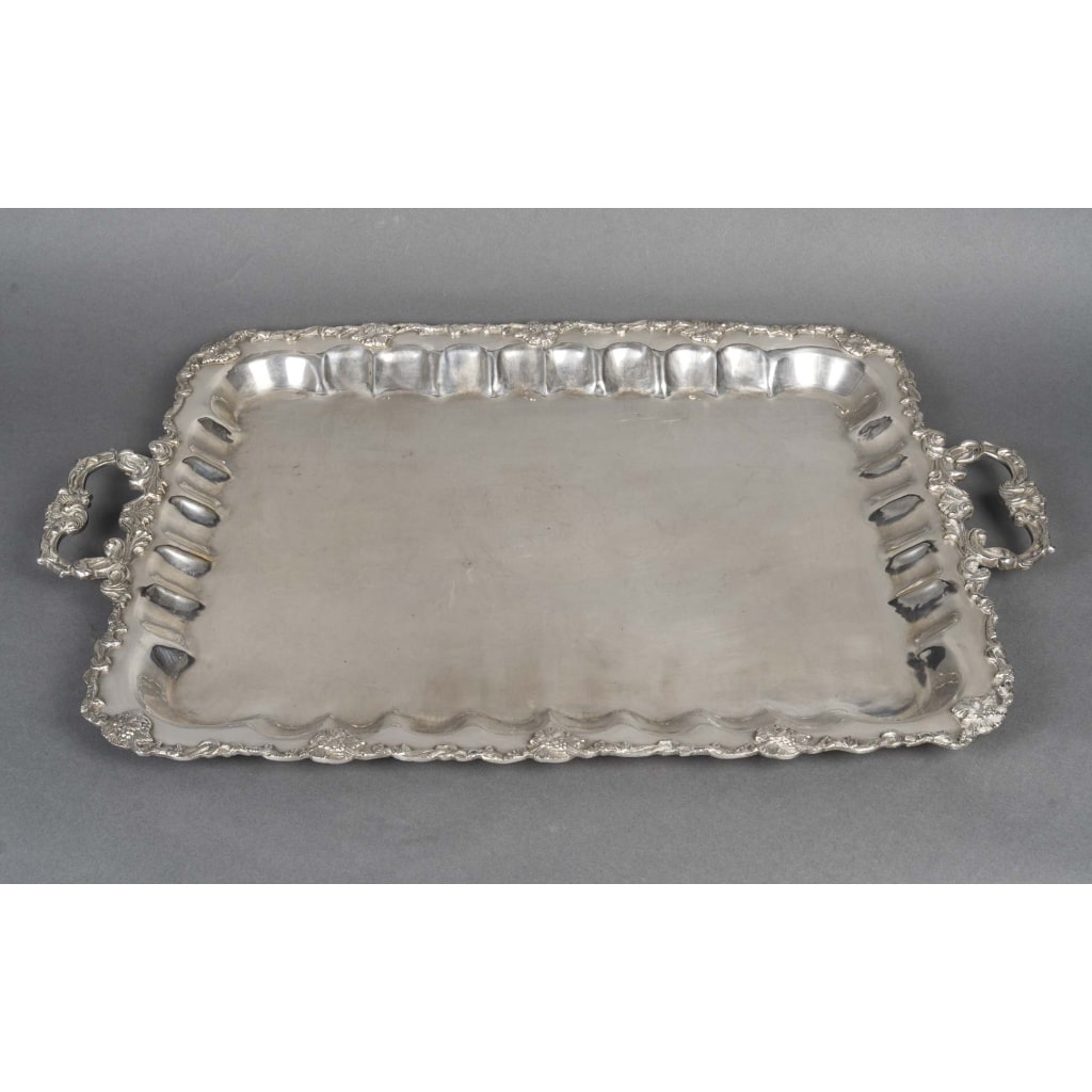 SERVICE A VERSER en Argent de Style Louis XV au Couple de Tourterelles. Paris, seconde moitié du XIX e | Biron 