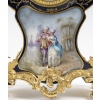 Fantaisie Galante pour Cartel à poser Néo-Rococo en porcelaine et bronze doré. Circa 1890 | Biron 