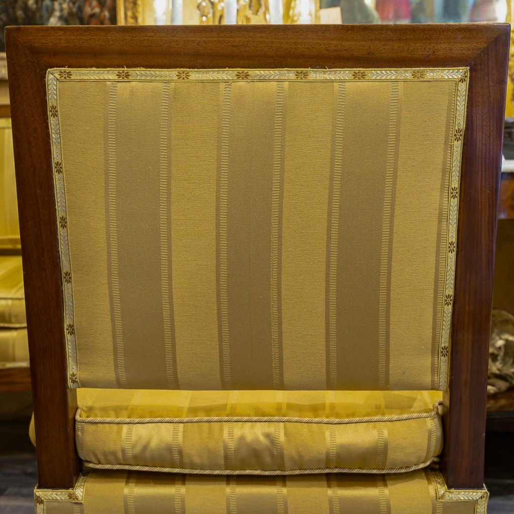 François Honoré Jacob (1770-1841) – Quatre grands fauteuils en acajou d’époque Empire vers 1810 | Biron 