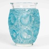 Vase « Bagatelle » verre blanc patiné bleu de René LALIQUE | Biron 