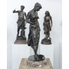 Sculpture – Le Retour des Hirondelles , Émile Joseph Nestor Carlier (1849-1927) – Bronze | Biron 