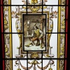 Vitraux style néogothique scènes de cabaret (246 x 210 cm) | Biron 