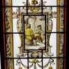 Vitraux style néogothique scènes de cabaret (246 x 210 cm) | Biron 