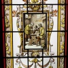 Vitraux style néogothique scènes de cabaret (246 x 210 cm) | Biron 