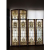 Vitraux style néogothique scènes de cabaret (246 x 210 cm) | Biron 