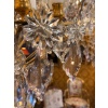 Lustre Français du XVIIIème de Forme Tige en Bronze Doré et Décor Cristal Taillé vers 1760-1770 | Biron 