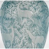 Vase « Biches » verre blanc patiné bleu de René LALIQUE | Biron 