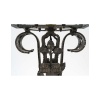 Lampe de table en fer forgé, Art Déco, 1930. | Biron 