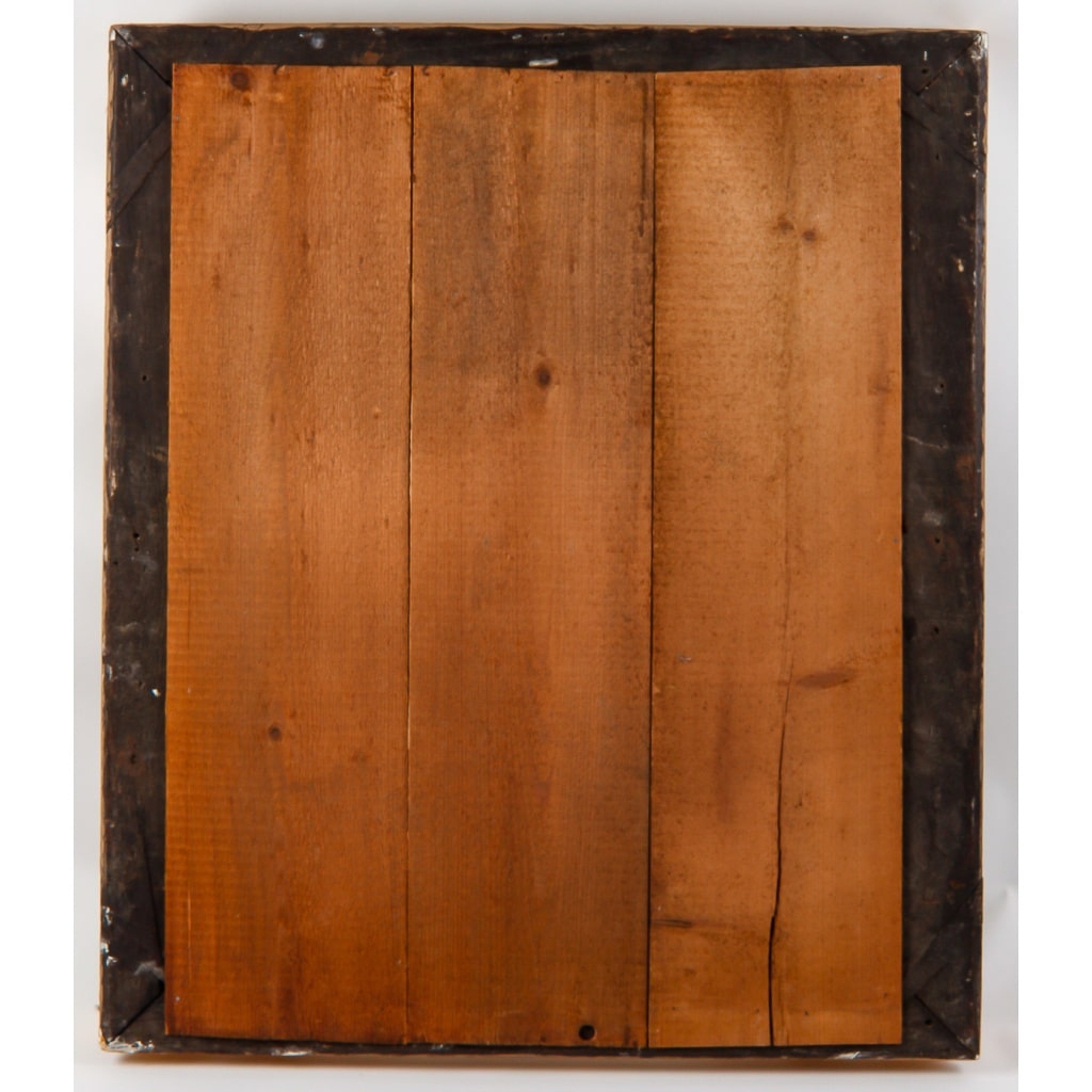 Miroir en bois et stuc sculpté et doré d’époque Régence vers 1720 | Biron 