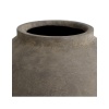 Paire de vases, Jars, couleur Taupe en terre cuite. | Biron 