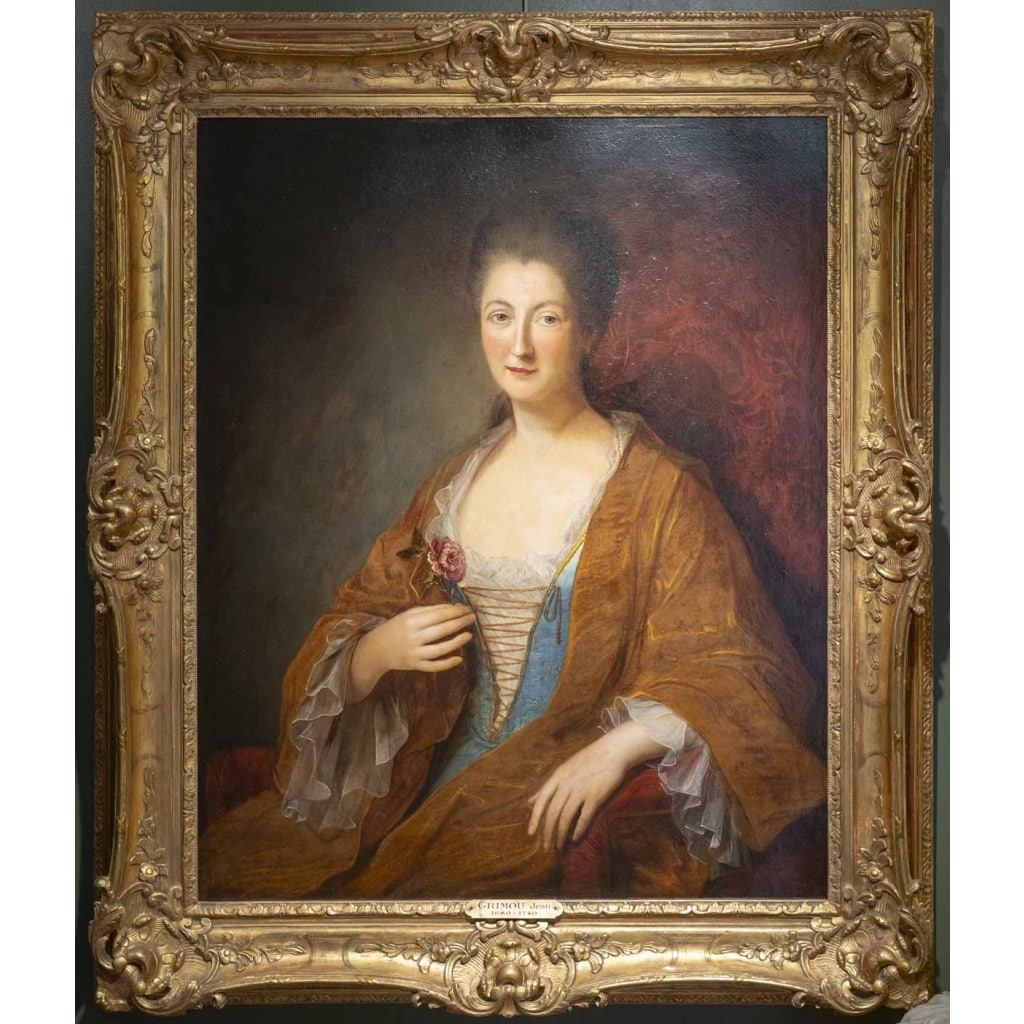  Jean-Baptiste SANTERRE (1651-1717) Portrait D’une Dame De La Noblesse XVIIIème Siècle | Biron 
