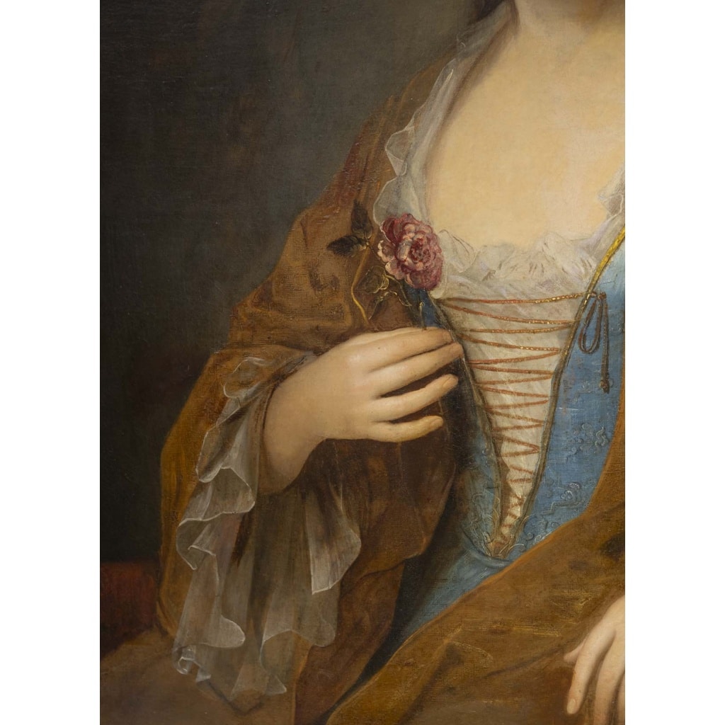  Jean-Baptiste SANTERRE (1651-1717) Portrait D’une Dame De La Noblesse XVIIIème Siècle | Biron 
