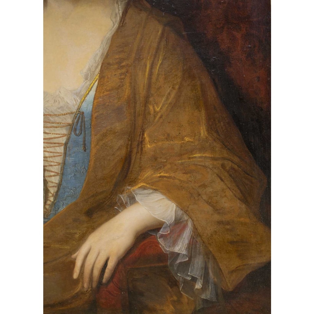  Jean-Baptiste SANTERRE (1651-1717) Portrait D’une Dame De La Noblesse XVIIIème Siècle | Biron 