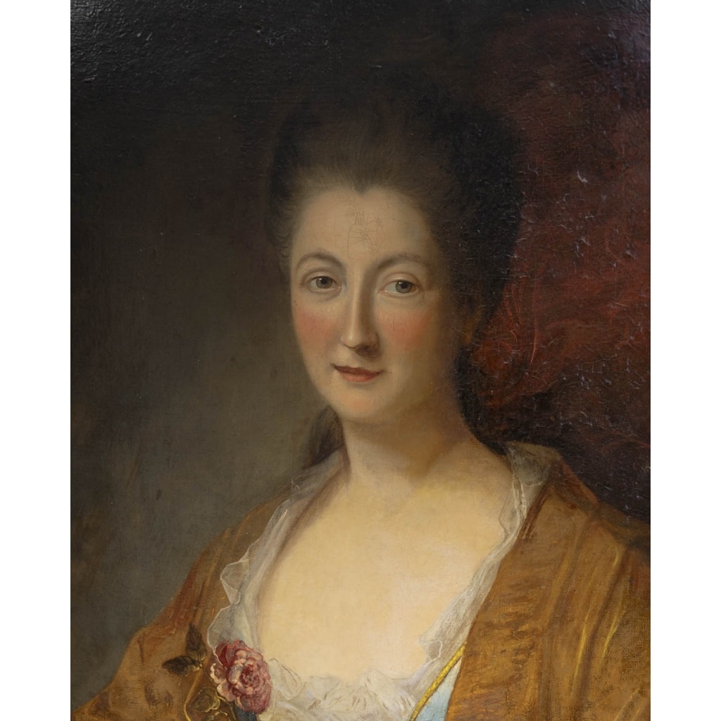  Jean-Baptiste SANTERRE (1651-1717) Portrait D’une Dame De La Noblesse XVIIIème Siècle | Biron 