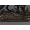 Sculpture – Chien épagneul à l’affût , Paul – Édouard Delabrièrre (1829-1912) – Bronze | Biron 
