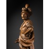 Saint Florian – Sculpture en pin cembro, travail alpin (France ou Italie) du 17e siècle | Biron 