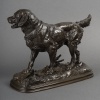 Sculpture – Chien épagneul à l’affût , Paul – Édouard Delabrièrre (1829-1912) – Bronze | Biron 