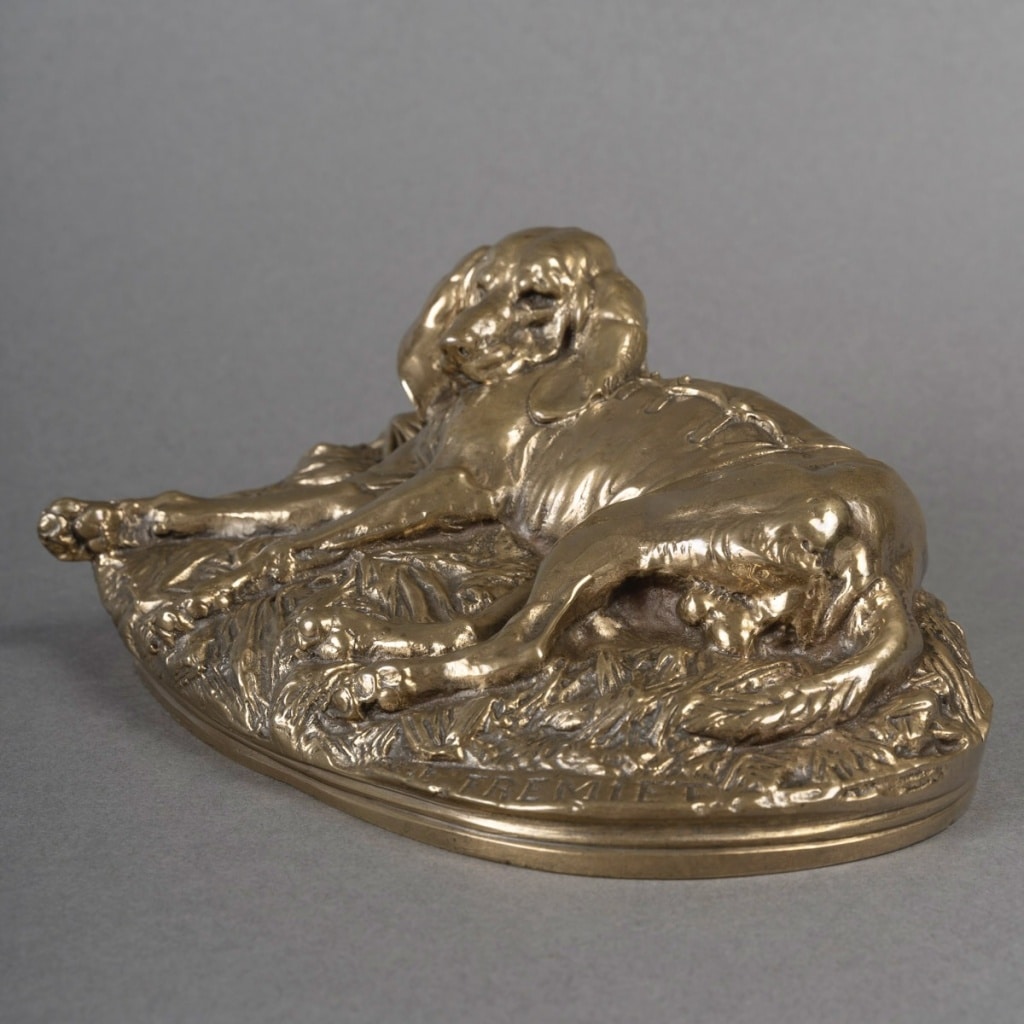 Sculpture – Chien De Meute , Emmanuel Frémiet (1824-1910) – Bronze | Biron 