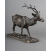 Sculpture – Le Cerf Marchant , Pierre – Jules Mêne (1810-1879) – Bronze | Biron 