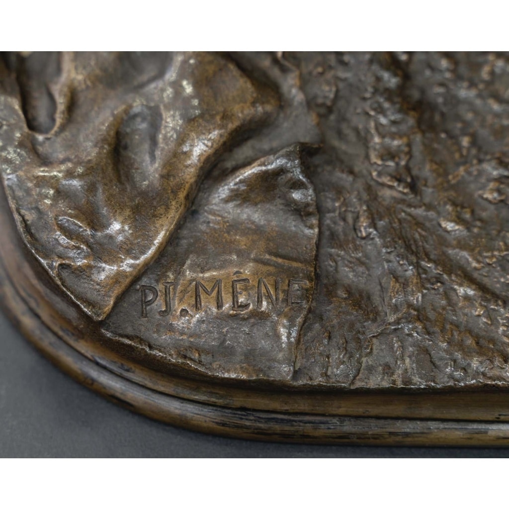 Sculpture – Jument à l’écurie , Pierre – Jules Mêne (1810-1879) – Bronze | Biron 