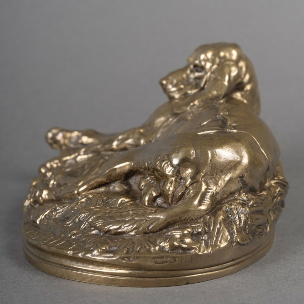 Sculpture – Chien De Meute , Emmanuel Frémiet (1824-1910) – Bronze | Biron 