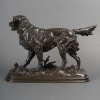 Sculpture – Chien épagneul à l’affût , Paul – Édouard Delabrièrre (1829-1912) – Bronze | Biron 