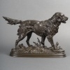 Sculpture – Chien épagneul à l’affût , Paul – Édouard Delabrièrre (1829-1912) – Bronze | Biron 