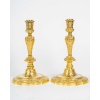 Paire d’appliques dite Aux Zéphyrs en bronze ciselé et doré XIXème siècle | Biron 