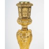 Paire d’appliques dite Aux Zéphyrs en bronze ciselé et doré XIXème siècle | Biron 