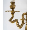 Paire d’appliques dite Aux Zéphyrs en bronze ciselé et doré XIXème siècle | Biron 