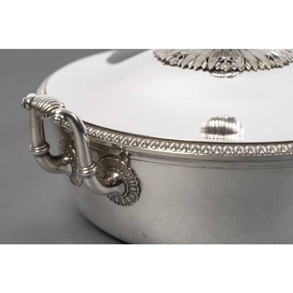 Jean Charles CAHIER – Légumier couvert en argent XIXe – 1818/1838 | Biron 