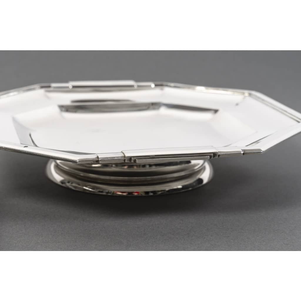 LAPPARRA – Paire de coupes sur pied argent massif XXe ART DECO | Biron 