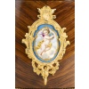 Tahan (attribué à)-coffret à Liqueurs En Bois De Rose Et Plaques De Porcelaine,1860 Circa | Biron 