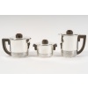 Fouquet Lapar – Service thé café 3 pièces argent massif ART DECO | Biron 