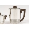 Fouquet Lapar – Service thé café 3 pièces argent massif ART DECO | Biron 