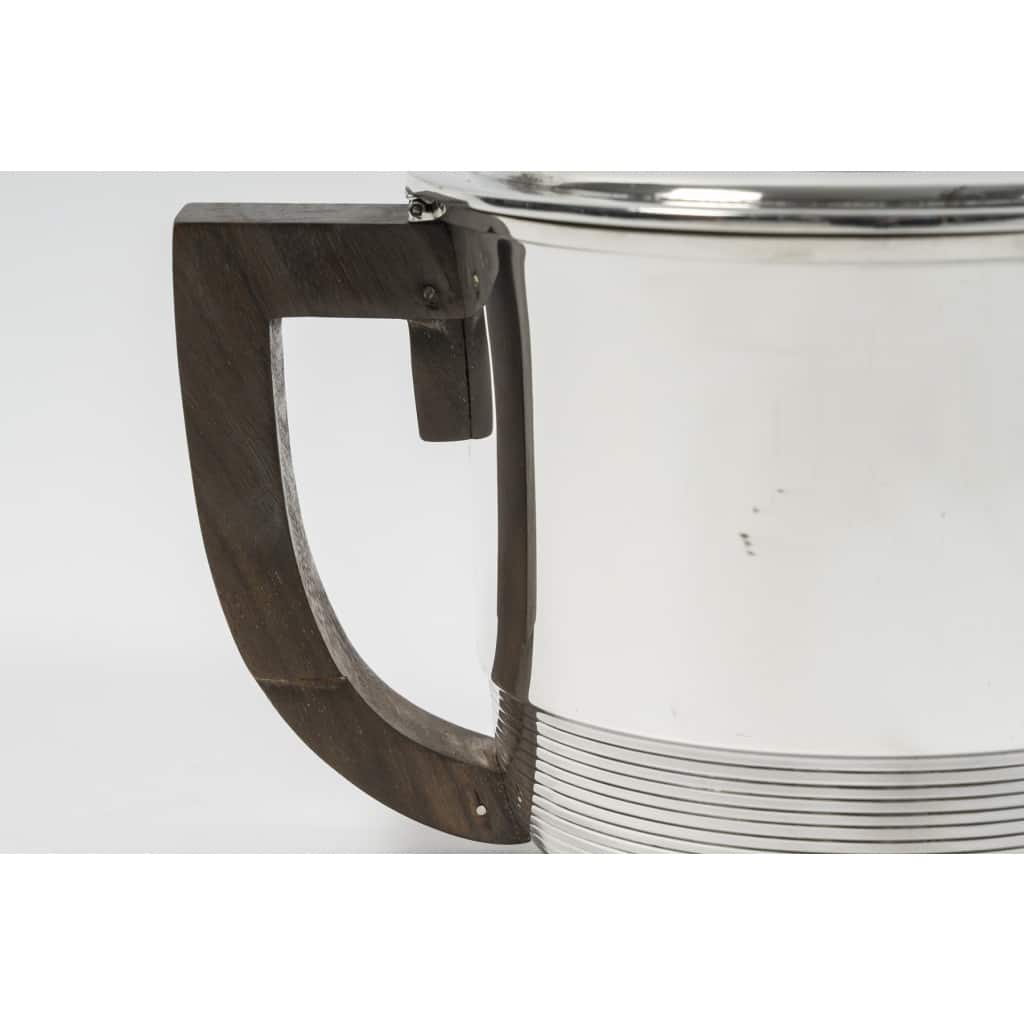 Fouquet Lapar – Service thé café 3 pièces argent massif ART DECO | Biron 