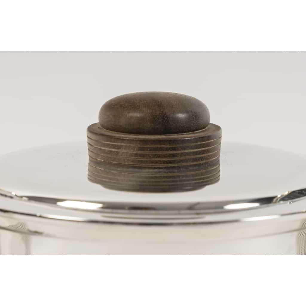 Fouquet Lapar – Service thé café 3 pièces argent massif ART DECO | Biron 