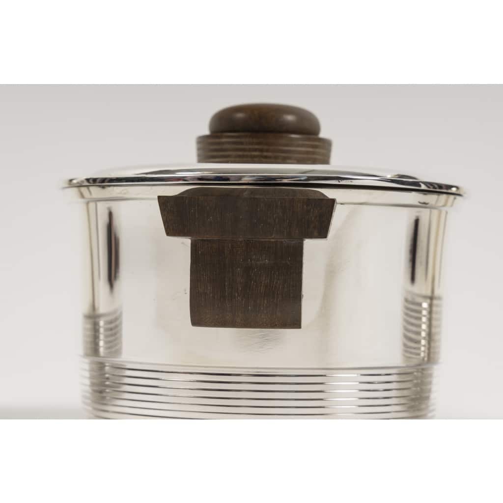 Fouquet Lapar – Service thé café 3 pièces argent massif ART DECO | Biron 