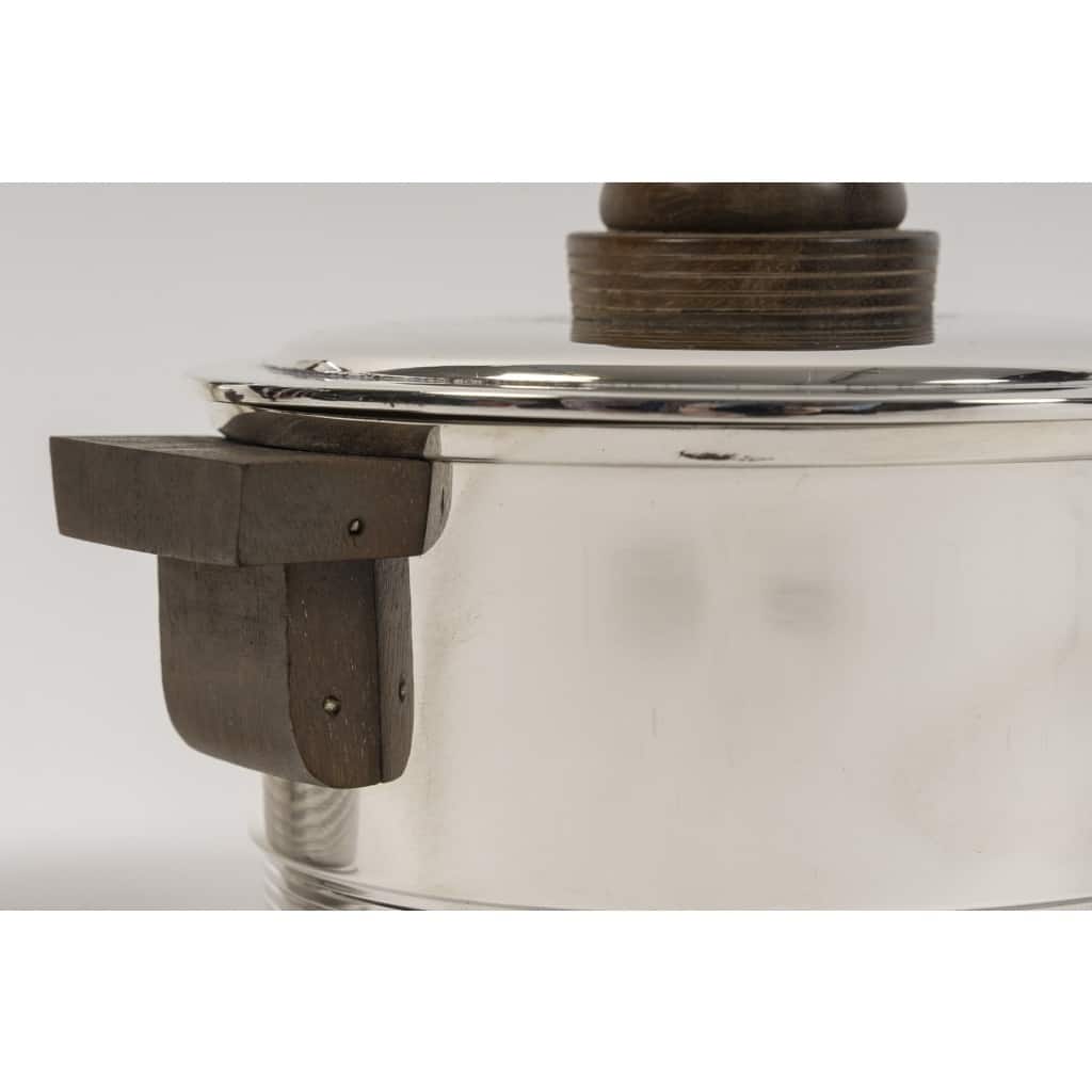 Fouquet Lapar – Service thé café 3 pièces argent massif ART DECO | Biron 