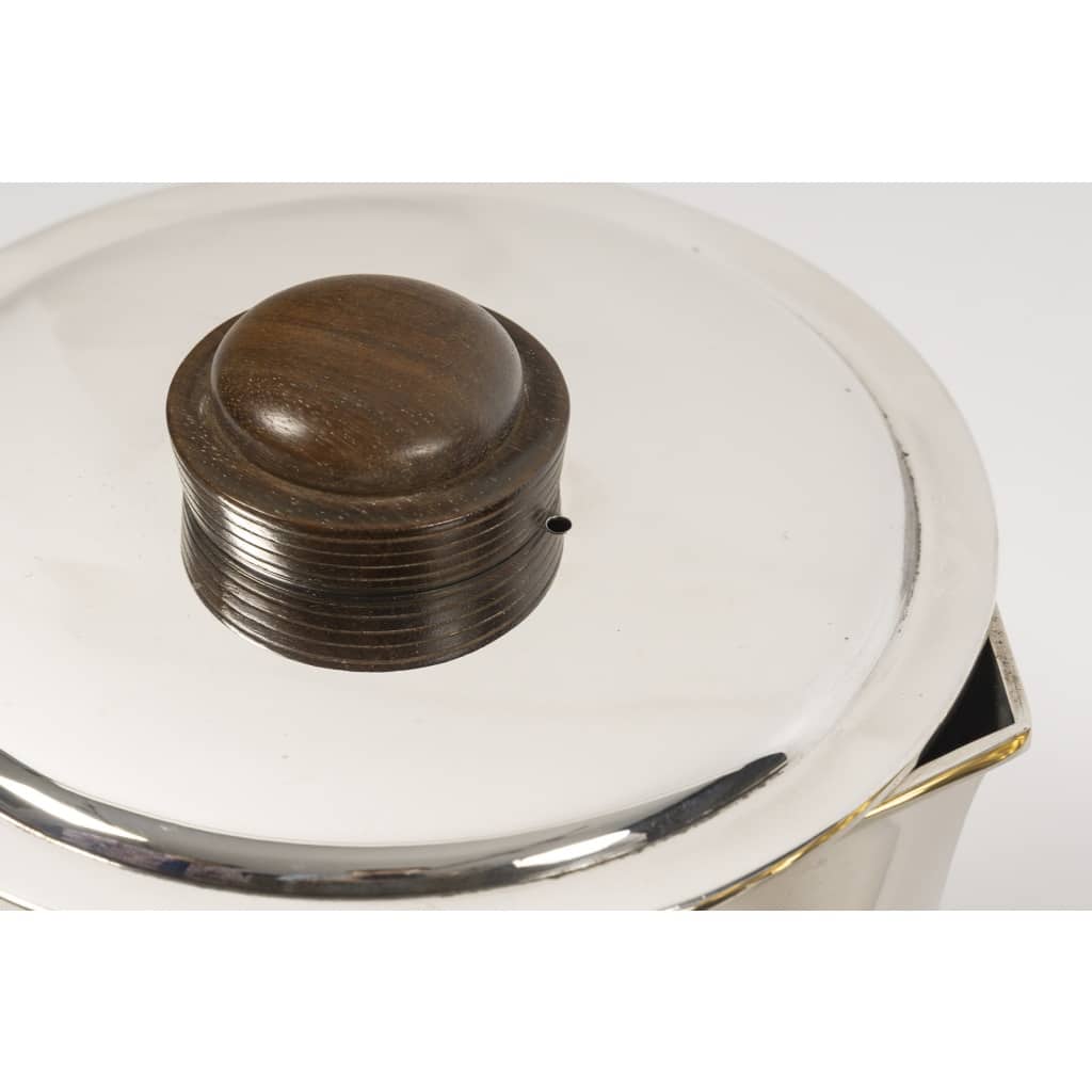Fouquet Lapar – Service thé café 3 pièces argent massif ART DECO | Biron 
