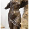Sculpture – Élégante À La Lyre , Mathurin Moreau (1822-1912) – Bronze | Biron 