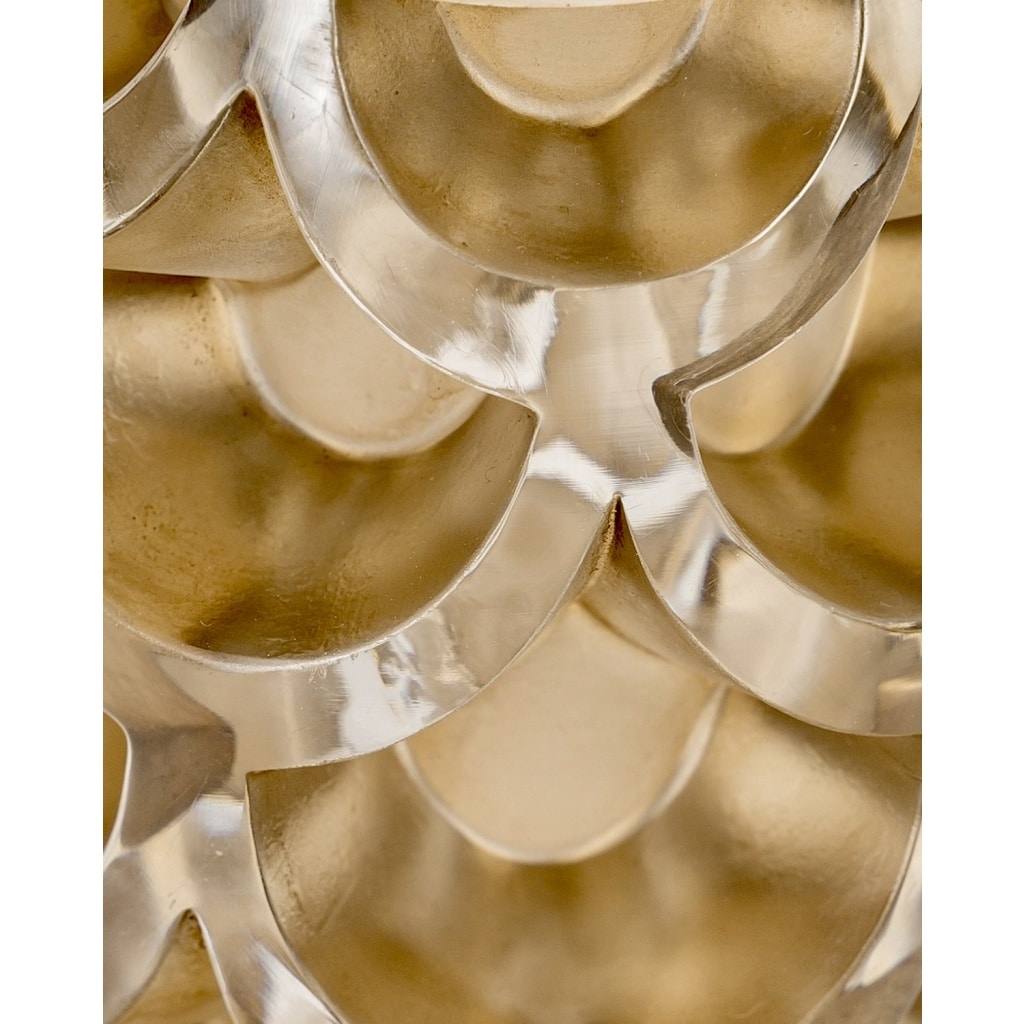 Vase « Montlhéry » verre blanc patiné sépia de René LALIQUE | Biron 