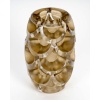 Vase « Montlhéry » verre blanc patiné sépia de René LALIQUE | Biron 