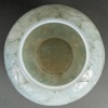 Vase « Monnaie Du Pape » verre opalescent patiné bleu vert de René LALIQUE | Biron 