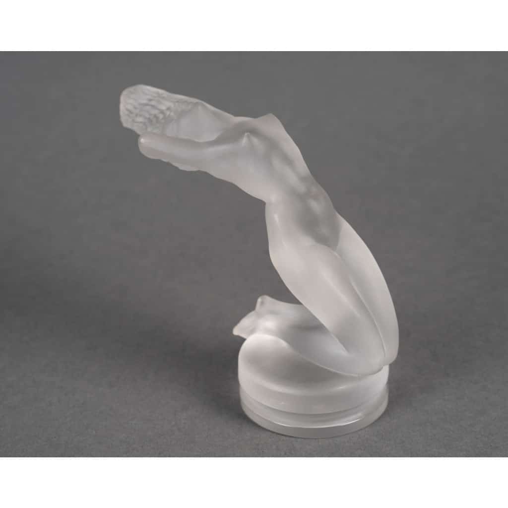 Mascotte Automobile « Chrysis » verre blanc de René LALIQUE | Biron 
