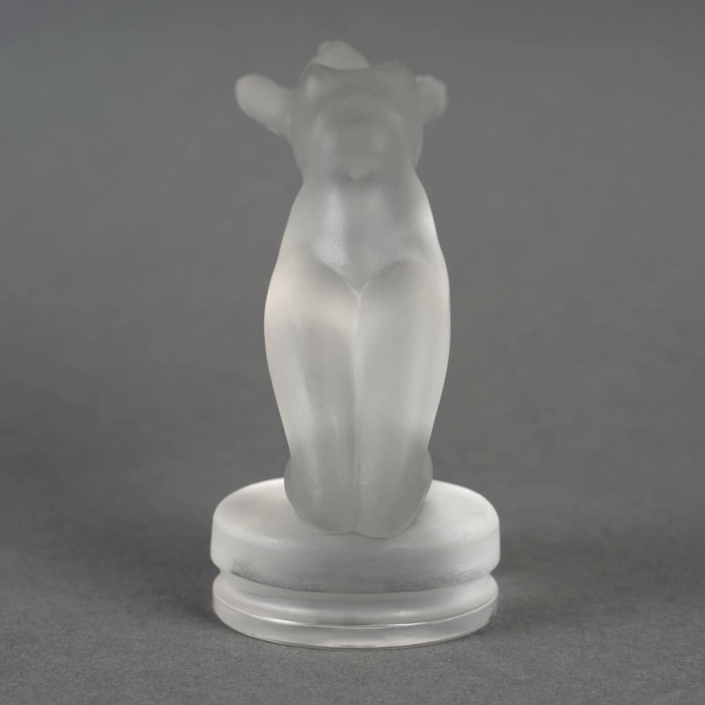 Mascotte Automobile « Chrysis » verre blanc de René LALIQUE | Biron 