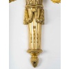 Paire d’Appliques en Bronze Ciselé et Doré à Deux Bras de Lumières d’Époque Louis XVI vers 1780 | Biron 