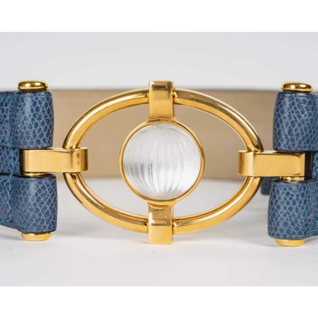 LALIQUE : Ceinture cuir et cristal | Biron 